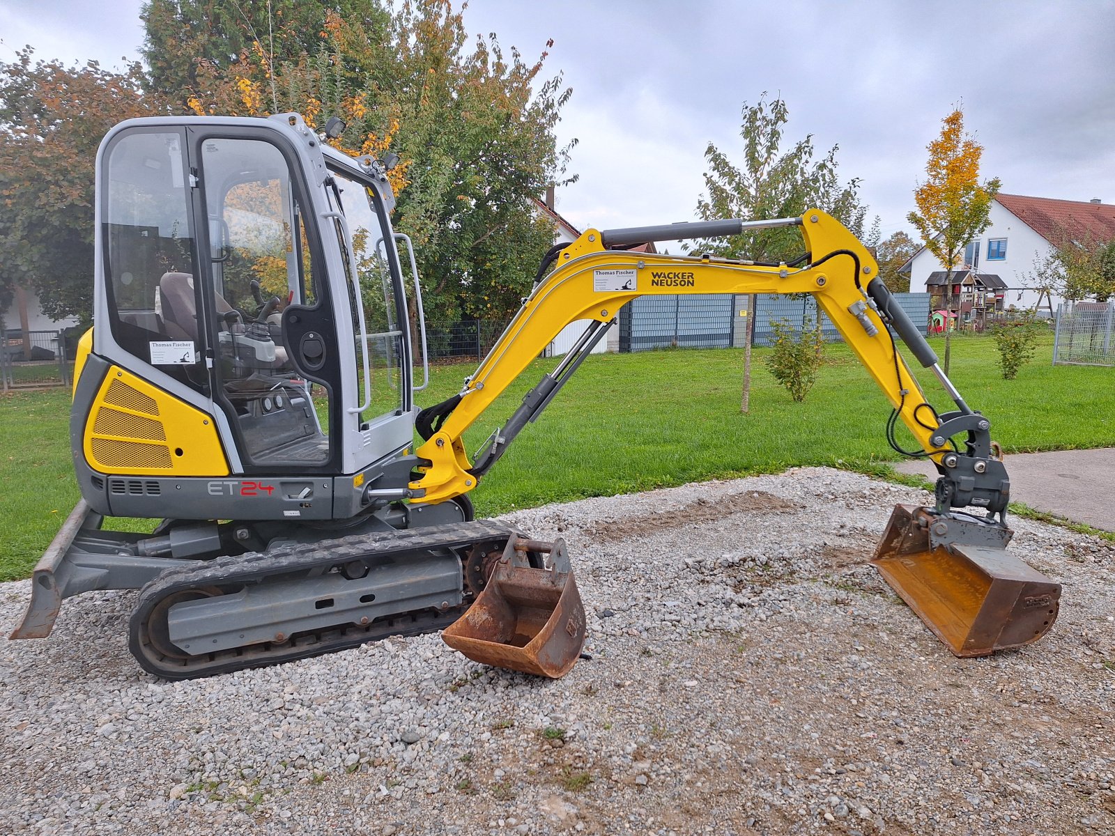 Minibagger van het type Wacker Neuson ET24, Gebrauchtmaschine in Hollenbach (Foto 4)