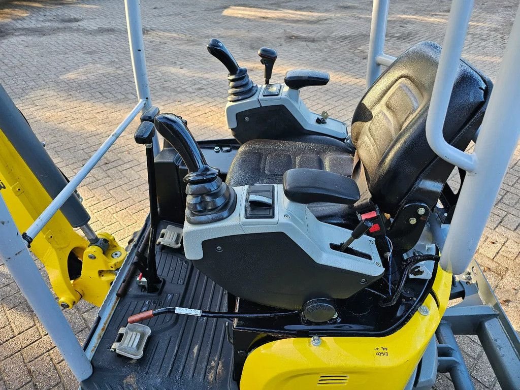 Minibagger a típus Wacker Neuson Ez17 2018 1270 uur graafmachine minigraver, Gebrauchtmaschine ekkor: Scherpenzeel (Kép 3)