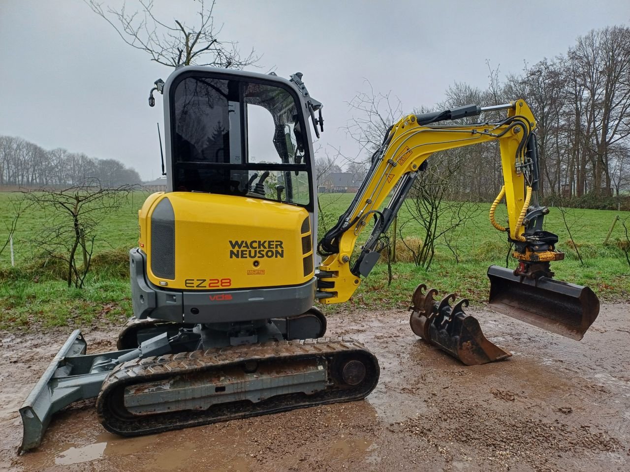 Minibagger typu Wacker Neuson EZ28, Gebrauchtmaschine w Terschuur (Zdjęcie 8)