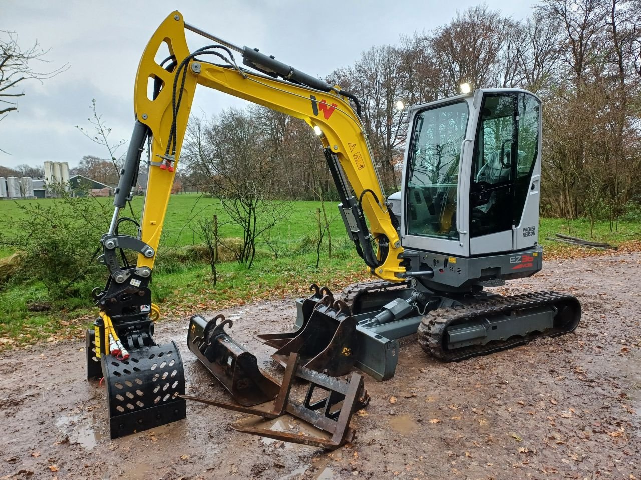 Minibagger tipa Wacker Neuson EZ36, Gebrauchtmaschine u Terschuur (Slika 1)