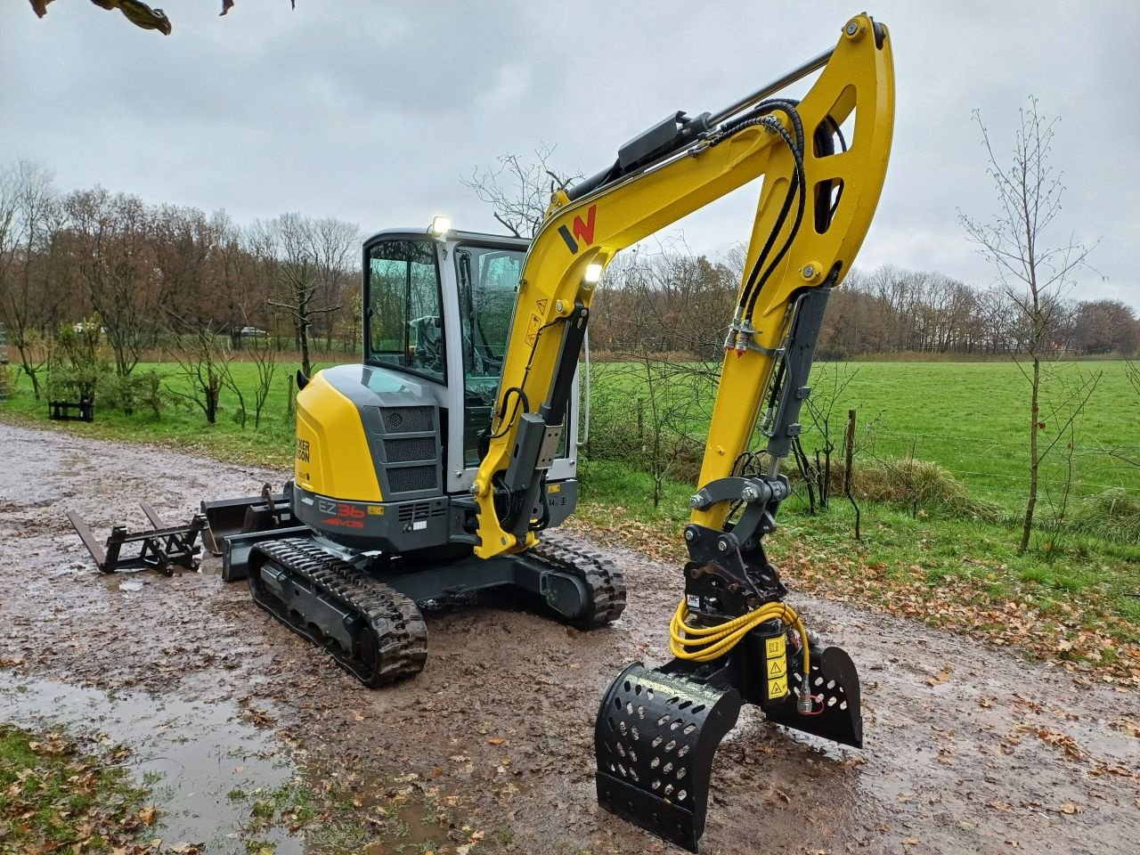 Minibagger tipa Wacker Neuson EZ36, Gebrauchtmaschine u Terschuur (Slika 9)