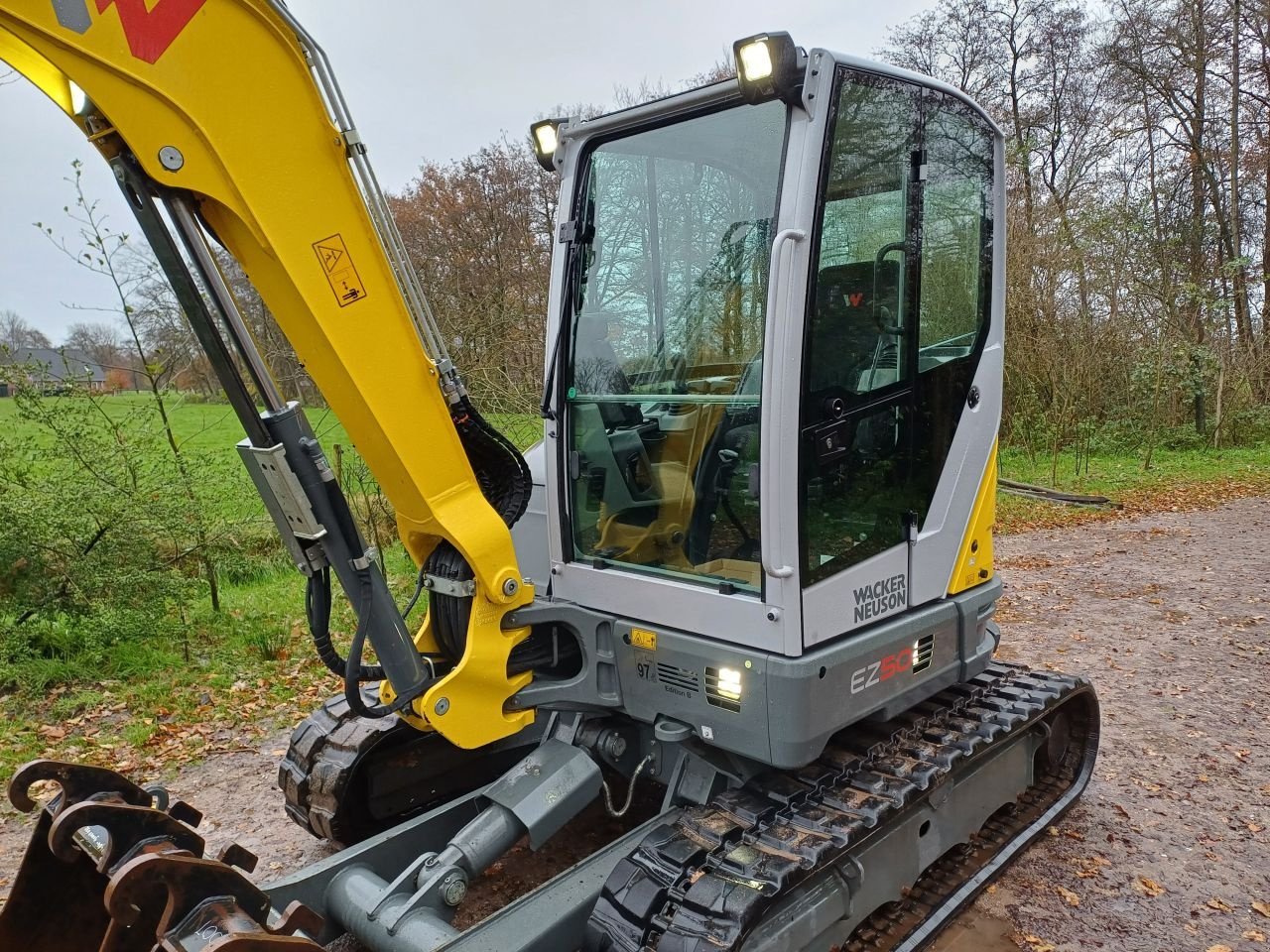 Minibagger tipa Wacker Neuson EZ50, Gebrauchtmaschine u Terschuur (Slika 4)