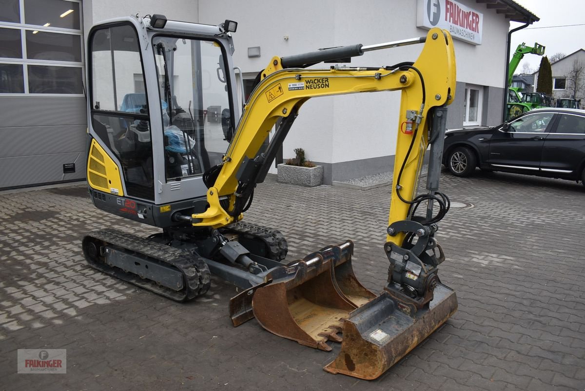 Minibagger Türe ait Wacker Neuson Neuson ET20 VDS mit Powertilt, Gebrauchtmaschine içinde Putzleinsdorf (resim 2)