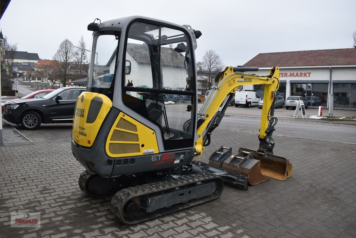 Minibagger Türe ait Wacker Neuson Neuson ET20 VDS mit Powertilt, Gebrauchtmaschine içinde Putzleinsdorf (resim 4)