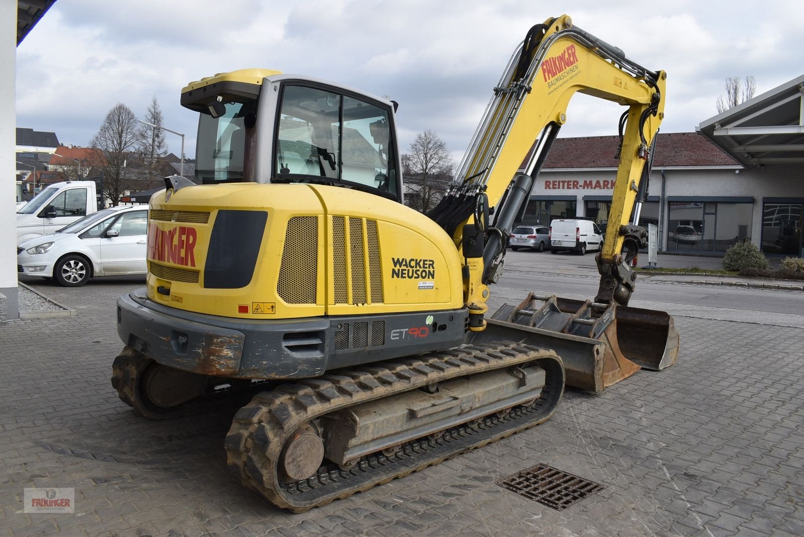 Minibagger типа Wacker Neuson Neuson ET90 mit Powertilt, Gebrauchtmaschine в Putzleinsdorf (Фотография 4)