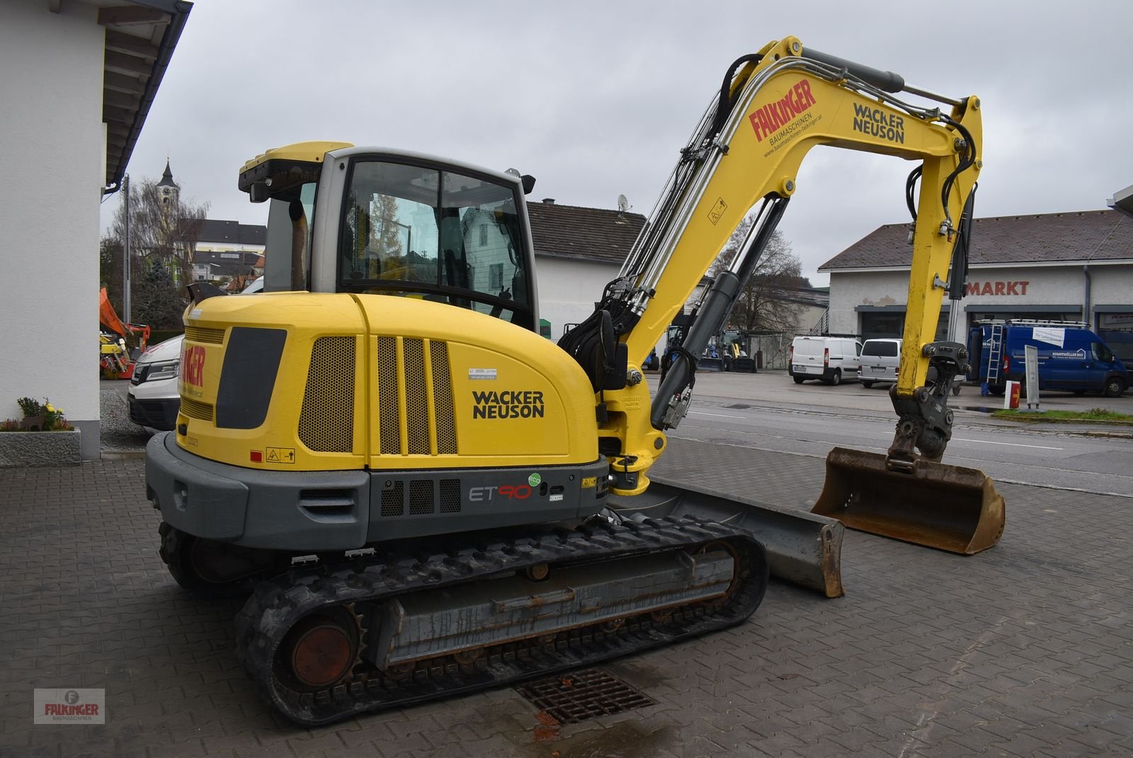 Minibagger typu Wacker Neuson Neuson ET90 mit Powertilt, Gebrauchtmaschine w Putzleinsdorf (Zdjęcie 4)