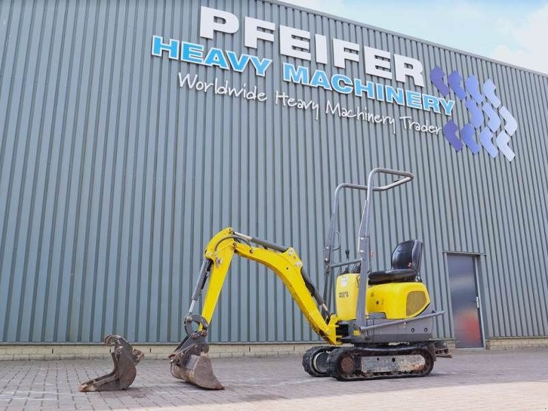 Minibagger of the type Wacker Neuson SWE08B mini excavator including 2 bu, Gebrauchtmaschine in Groenlo (Picture 1)