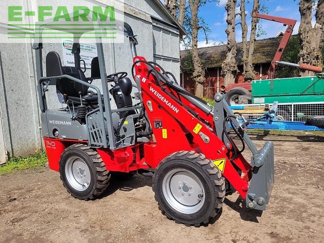 Minibagger van het type Weidemann  1140 basic line schaufel + palettengabel, Gebrauchtmaschine in TRAVENTHAL (Foto 1)