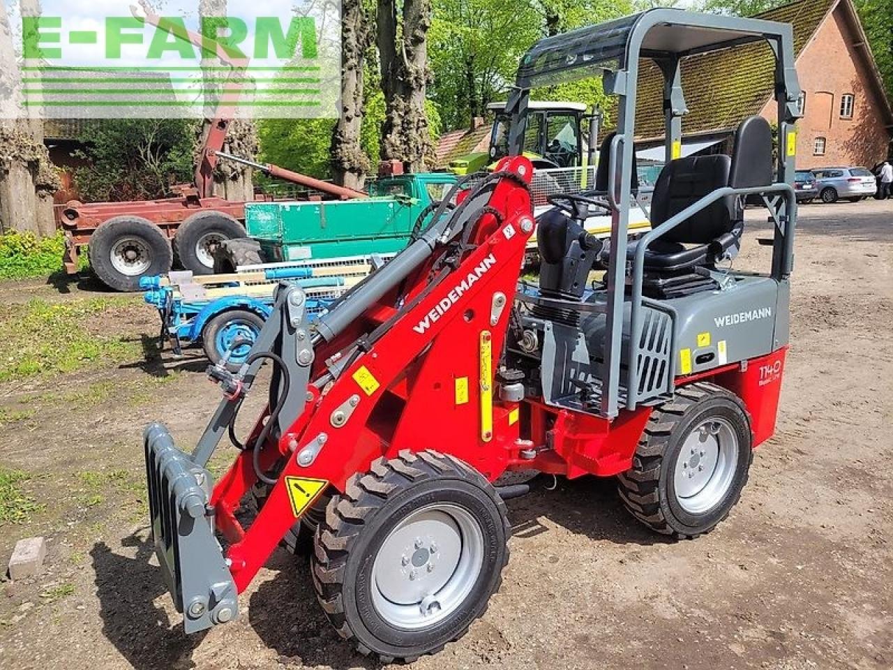 Minibagger van het type Weidemann  1140 basic line schaufel + palettengabel, Gebrauchtmaschine in TRAVENTHAL (Foto 2)