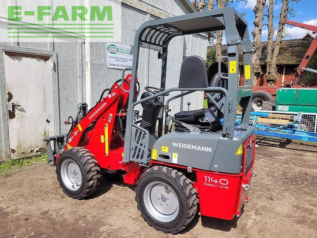 Minibagger van het type Weidemann  1140 basic line schaufel + palettengabel, Gebrauchtmaschine in TRAVENTHAL (Foto 14)