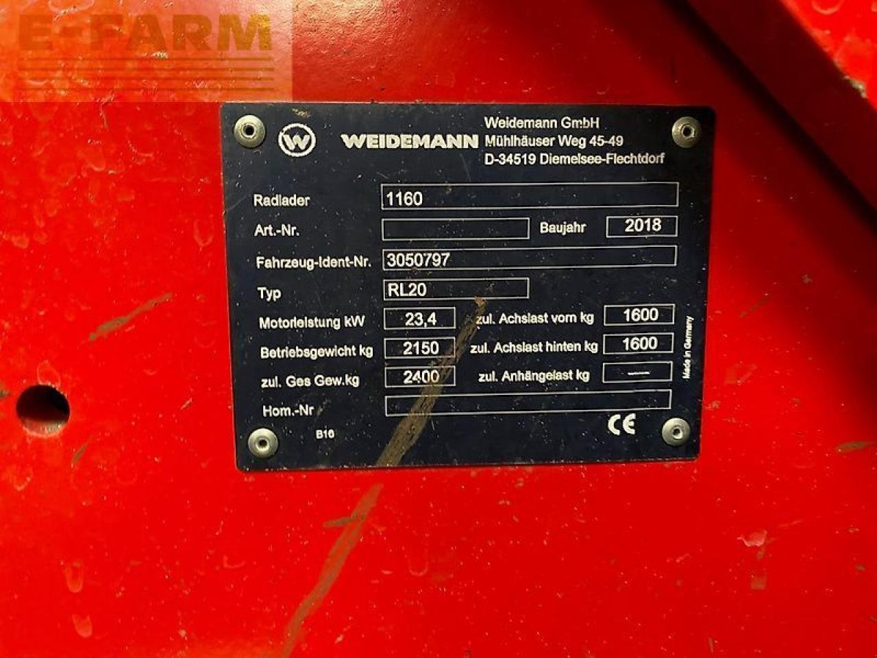 Minibagger za tip Weidemann  1160 met lepels en bak, Gebrauchtmaschine u gg VEGHEL (Slika 2)