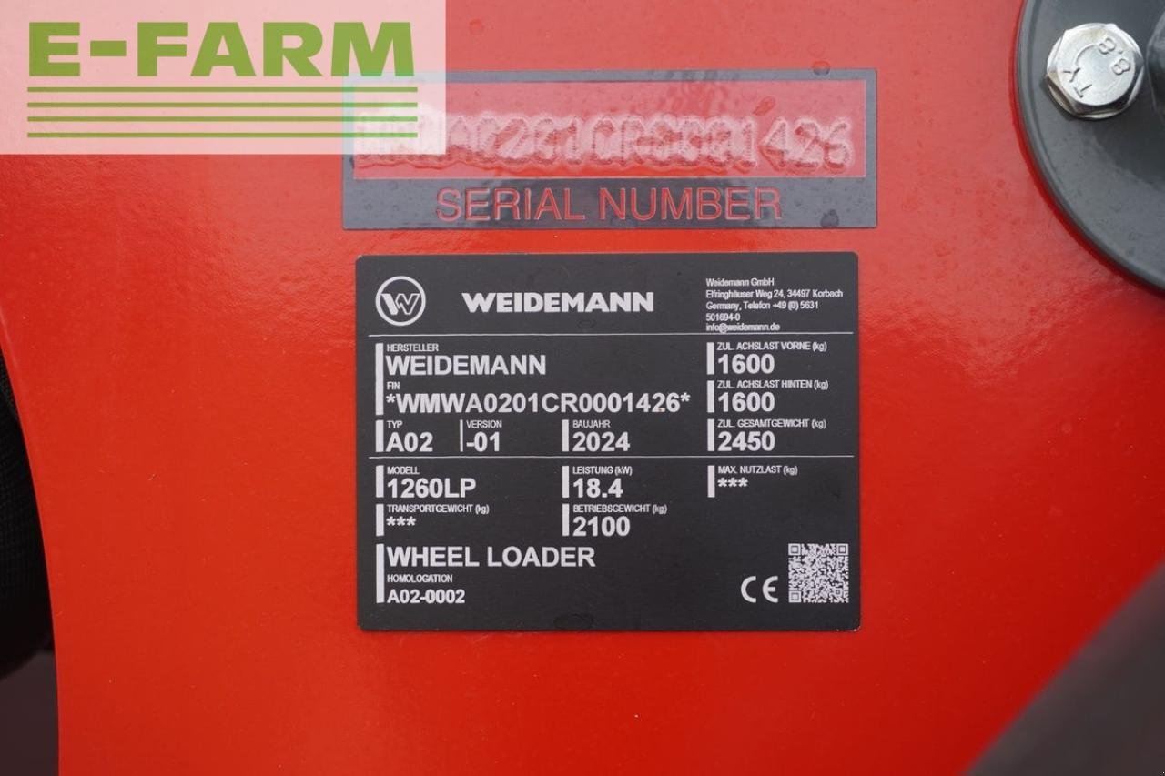 Minibagger za tip Weidemann  1260 lp, Gebrauchtmaschine u Korneuburg (Slika 11)