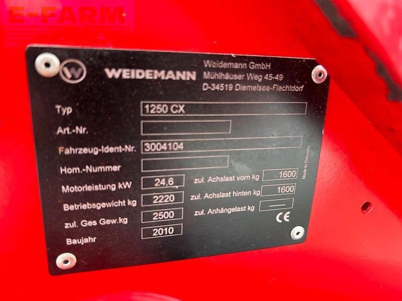 Minibagger tipa Weidemann  hoftrac hoflader 1250 cx35 gebraucht, Gebrauchtmaschine u WENDEN (Slika 8)