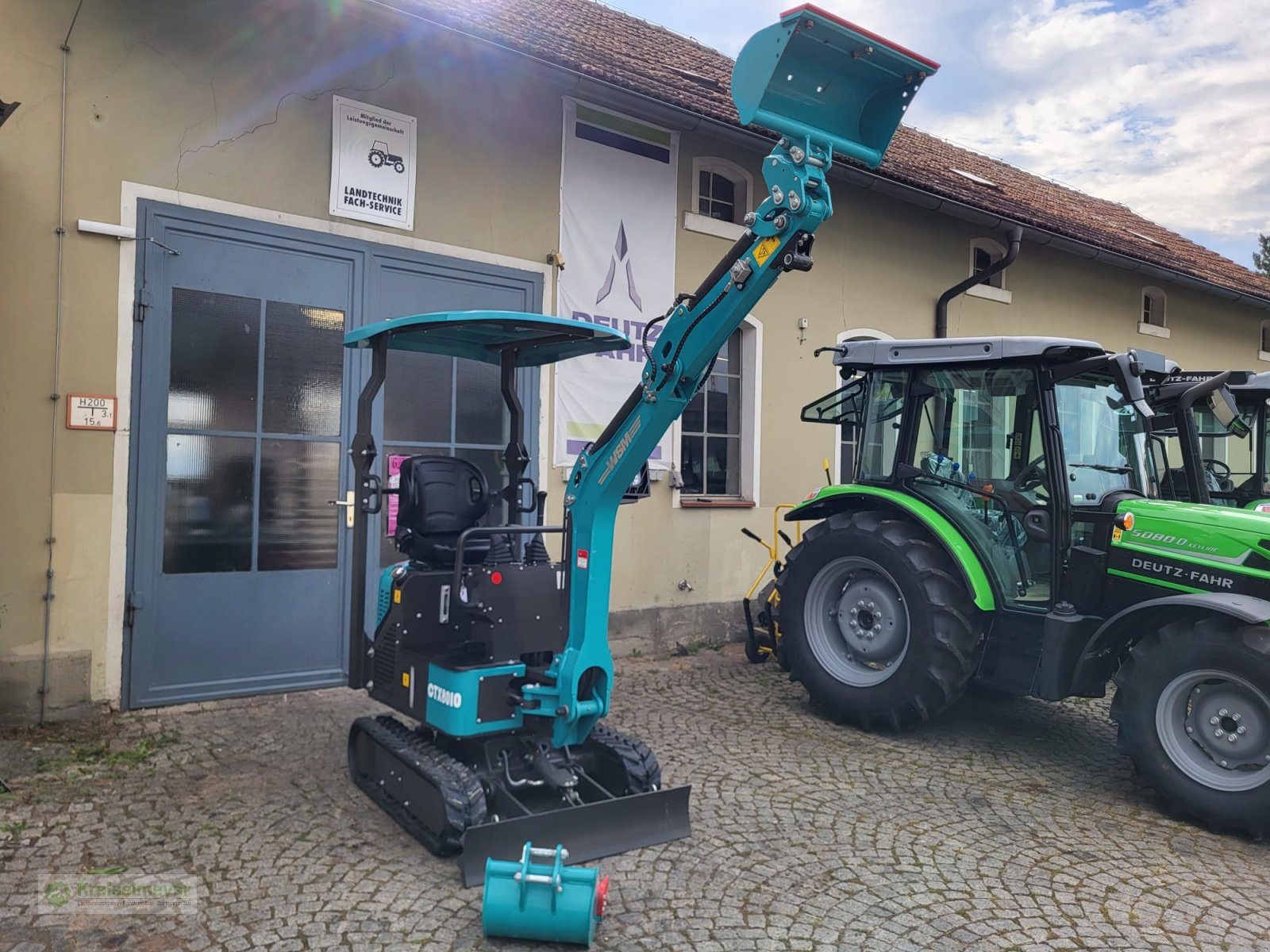 Minibagger del tipo WSM CTX8010-V1 +ZeroTail +Verstellfahrwerk +Knickmatik neu Bagger, Mini-Bagger, Neumaschine en Feuchtwangen (Imagen 3)