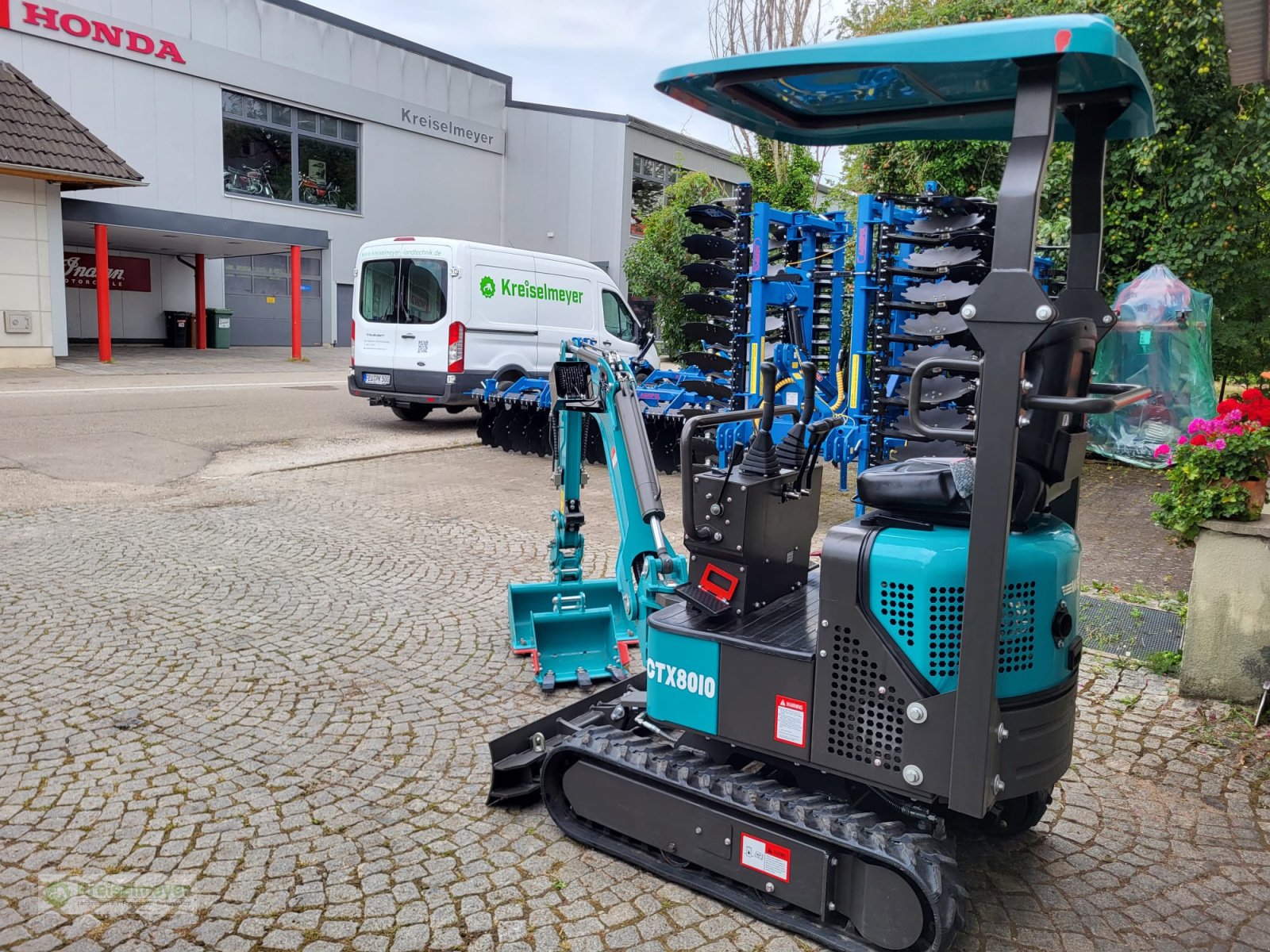 Minibagger del tipo WSM CTX8010-V1 +ZeroTail +Verstellfahrwerk +Knickmatik neu Bagger, Mini-Bagger, Neumaschine In Feuchtwangen (Immagine 9)