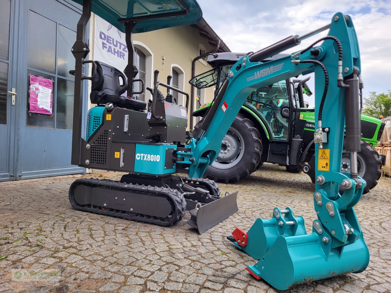 Minibagger του τύπου WSM CTX8010-V1 +ZeroTail +Verstellfahrwerk +Knickmatik neu Bagger, Mini-Bagger, Neumaschine σε Feuchtwangen (Φωτογραφία 5)