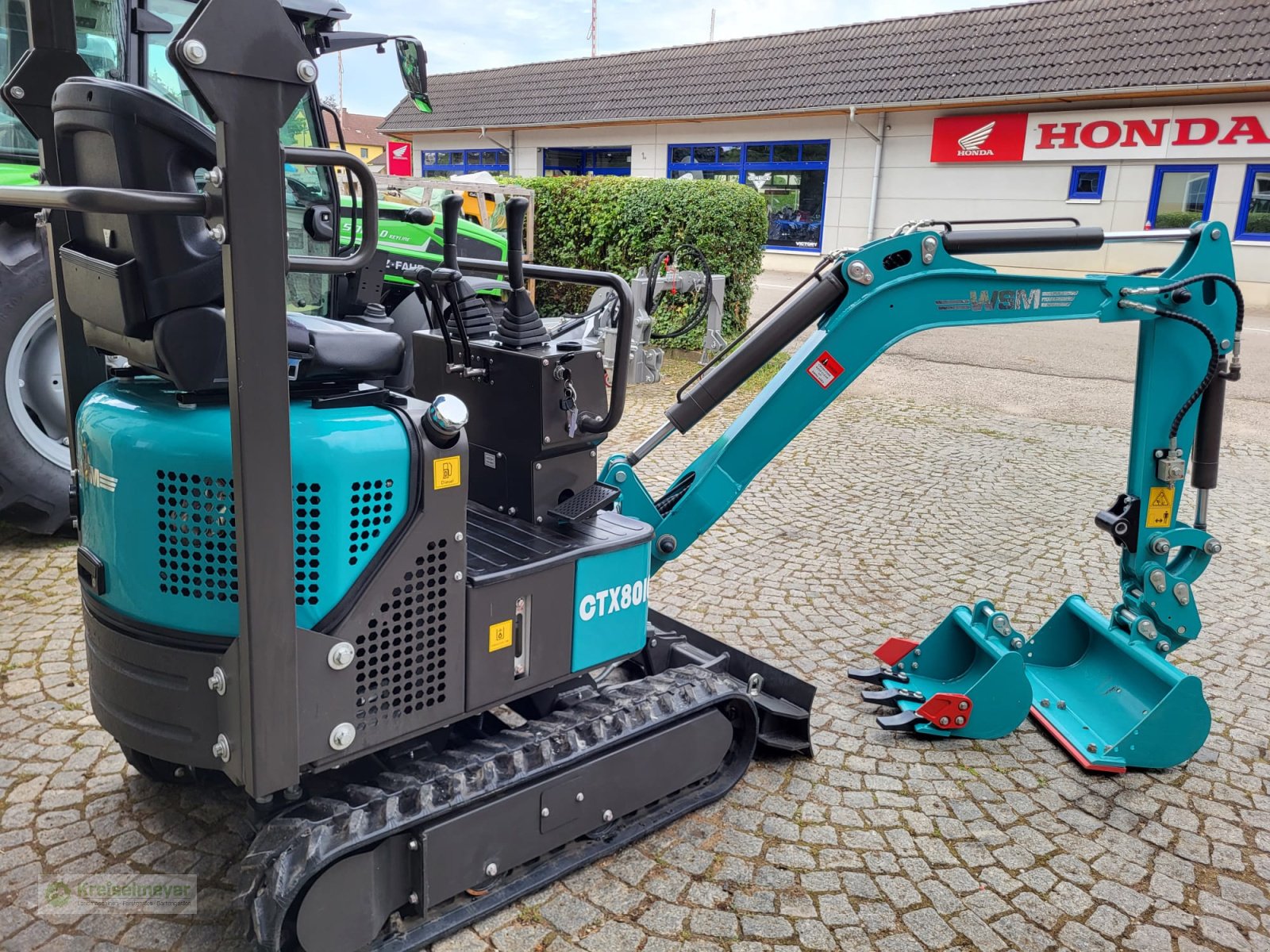 Minibagger Türe ait WSM CTX8010-V1 +ZeroTail +Verstellfahrwerk +Knickmatik neu Bagger, Mini-Bagger, Neumaschine içinde Feuchtwangen (resim 7)