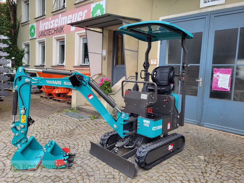 Minibagger del tipo WSM CTX8010-V1 +ZeroTail +Verstellfahrwerk +Knickmatik neu Bagger, Mini-Bagger, Neumaschine In Feuchtwangen (Immagine 1)