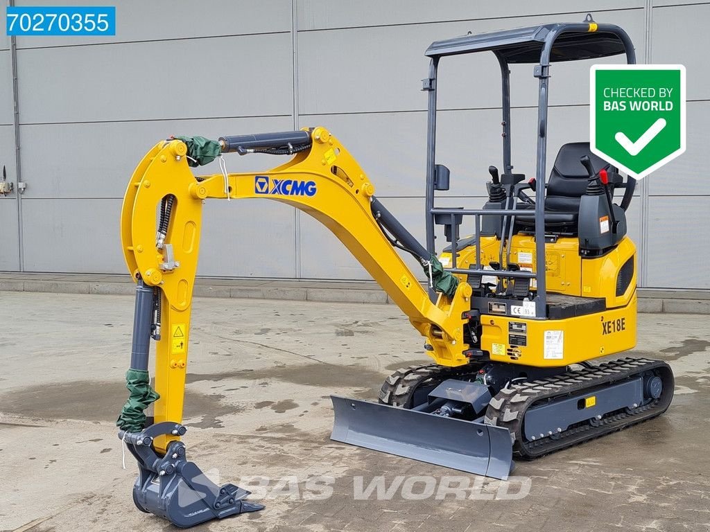 Minibagger za tip XCMG XE18 E 2 A&Ntilde;OS GARANT&Iacute;A F&Aacute;BRICA, Neumaschine u Veghel (Slika 1)