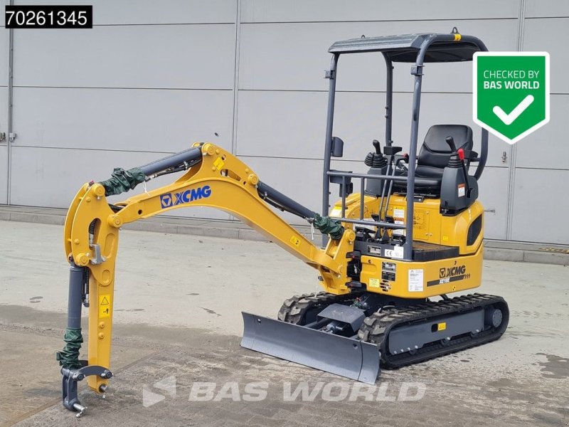 Minibagger a típus XCMG XE18 E 2 YEARS FACTORY WARRANTY - KUBOTA ENGINE, Neumaschine ekkor: Veghel (Kép 1)