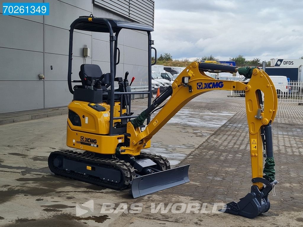 Minibagger van het type XCMG XE18 E KUBOTA ENGINE - MINI GRAVER - EXTANDABLE UC, Neumaschine in Veghel (Foto 5)