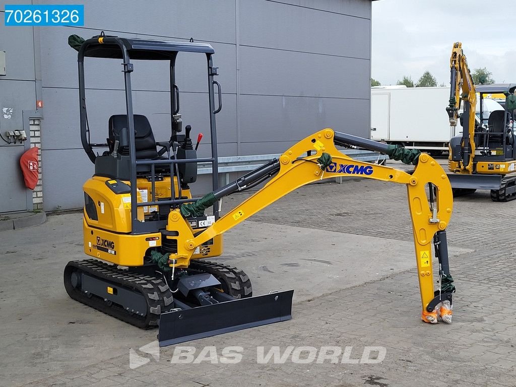 Minibagger Türe ait XCMG XE18 E KUBOTA ENGINE - NOT 301.8 / KX019/ EC18, Neumaschine içinde Veghel (resim 5)