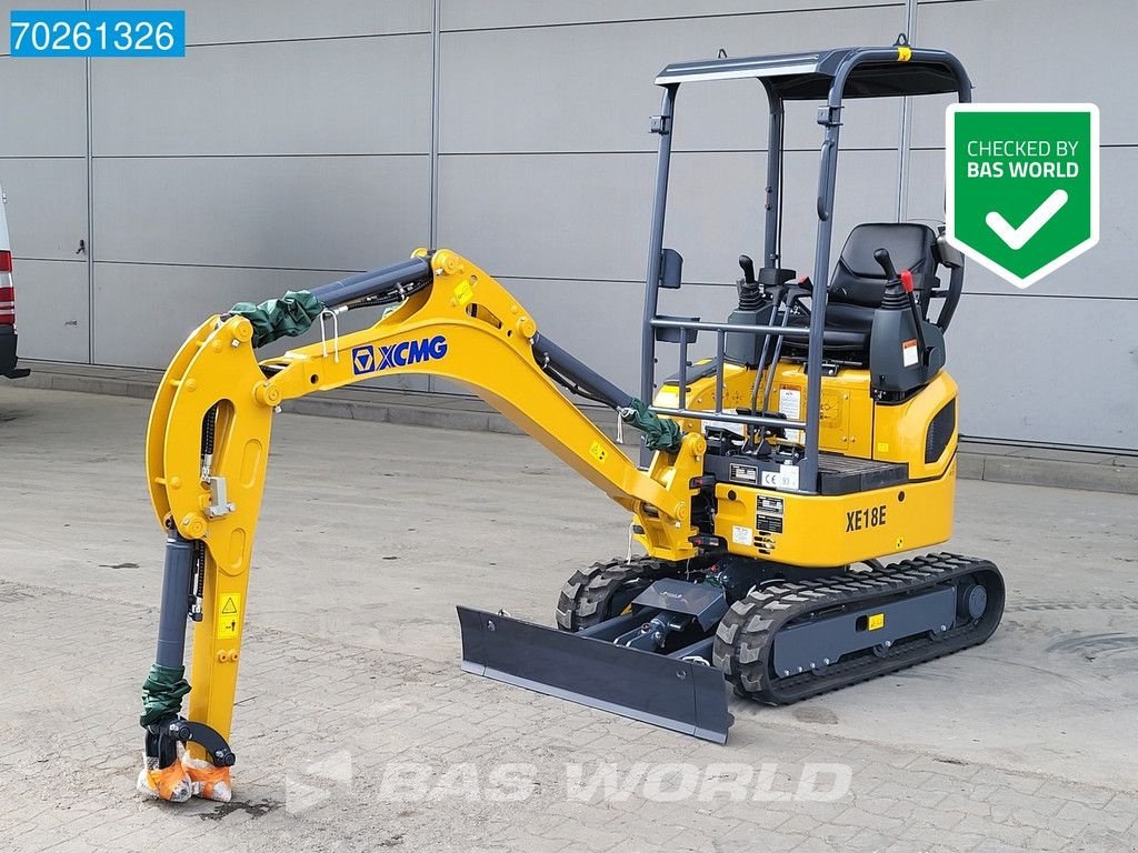 Minibagger del tipo XCMG XE18 E KUBOTA ENGINE - NOT 301.8 / KX019/ EC18, Neumaschine en Veghel (Imagen 1)