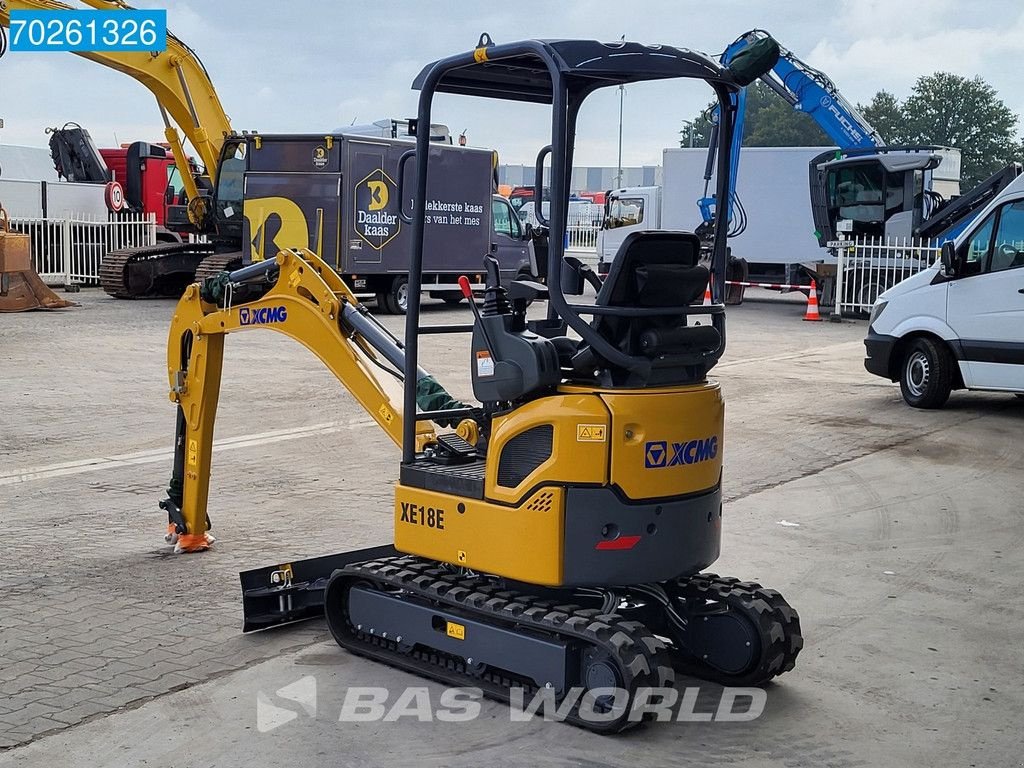 Minibagger van het type XCMG XE18 E KUBOTA ENGINE - NOT 301.8 / KX019/ EC18, Neumaschine in Veghel (Foto 2)