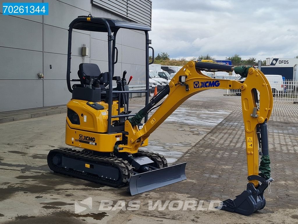 Minibagger van het type XCMG XE18 E KUBOTA ENGINE - UNUSED - EXTANDABLE UC 0 - MINI GRAAFMACH, Neumaschine in Veghel (Foto 5)