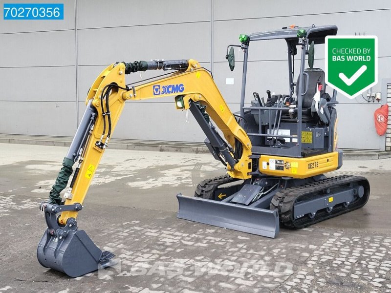 Minibagger a típus XCMG XE27 E 2 A&Ntilde;OS GARANT&Iacute;A F&Aacute;BRICA, Neumaschine ekkor: Veghel (Kép 1)