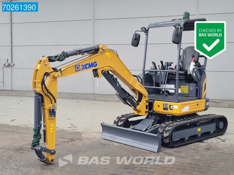 Minibagger del tipo XCMG XE27 E 2 YEARS FACTORY WARRANTY - KUBOTA ENGINE - MINI GRAAFMACH, Neumaschine en Veghel (Imagen 1)