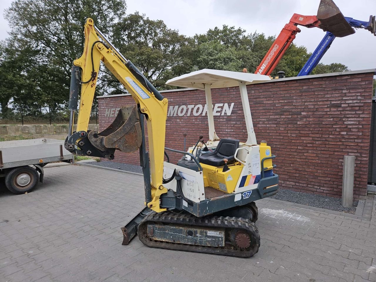 Minibagger typu Yanmar B17, Gebrauchtmaschine w Nederweert (Zdjęcie 2)