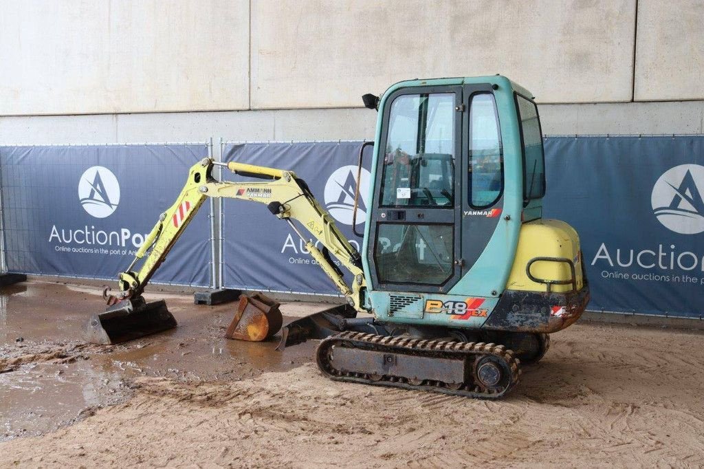 Minibagger a típus Yanmar B18EX, Gebrauchtmaschine ekkor: Antwerpen (Kép 3)