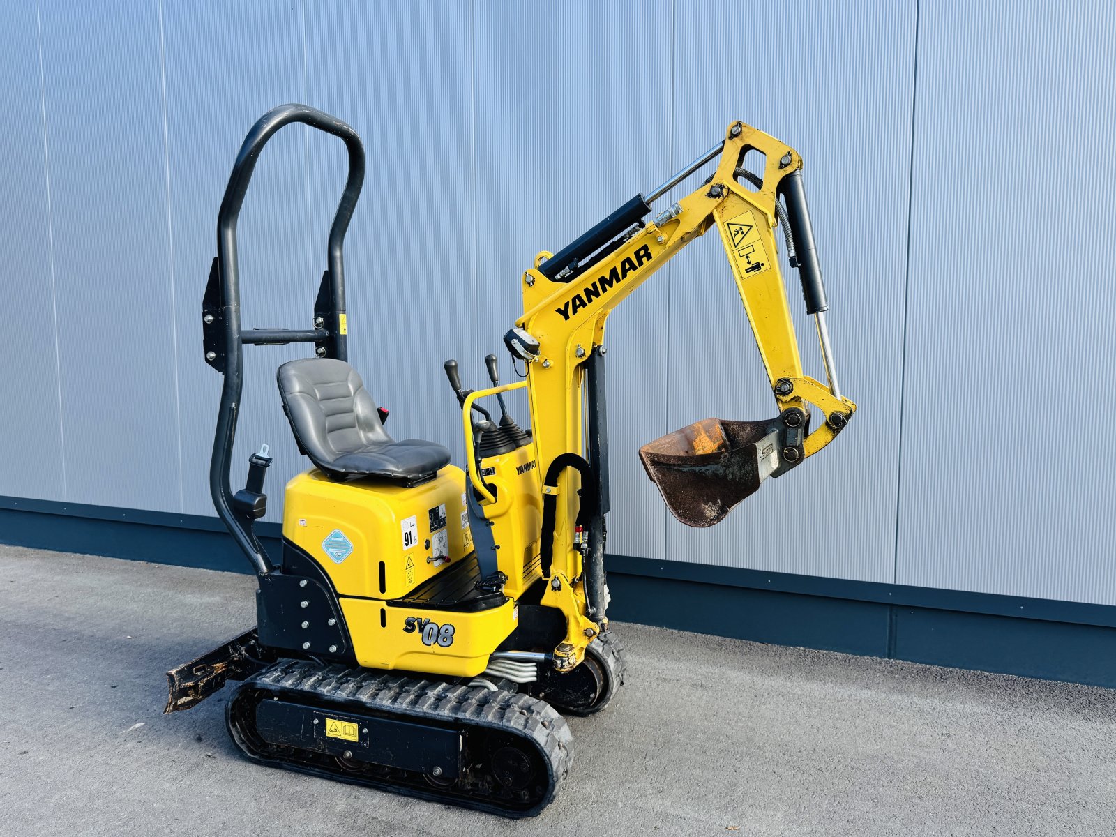 Minibagger a típus Yanmar SV 08, Gebrauchtmaschine ekkor: Falkenstein (Kép 4)