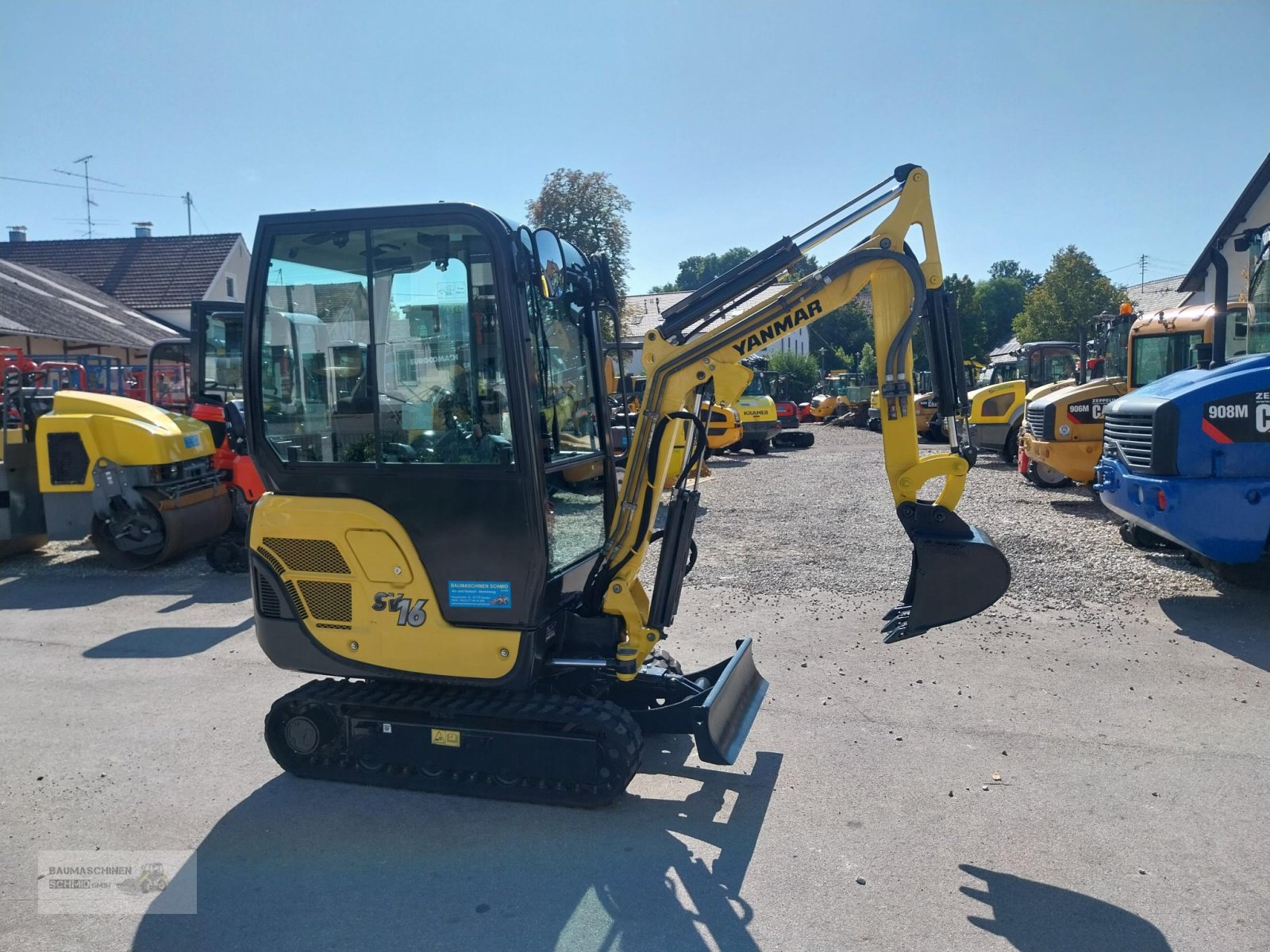 Minibagger van het type Yanmar SV 16, Gebrauchtmaschine in Stetten (Foto 3)