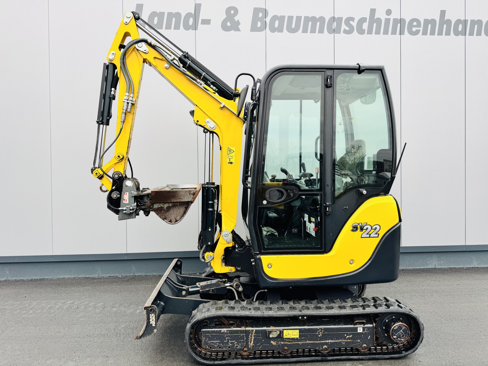 Minibagger Türe ait Yanmar SV 22, Gebrauchtmaschine içinde Falkenstein (resim 2)