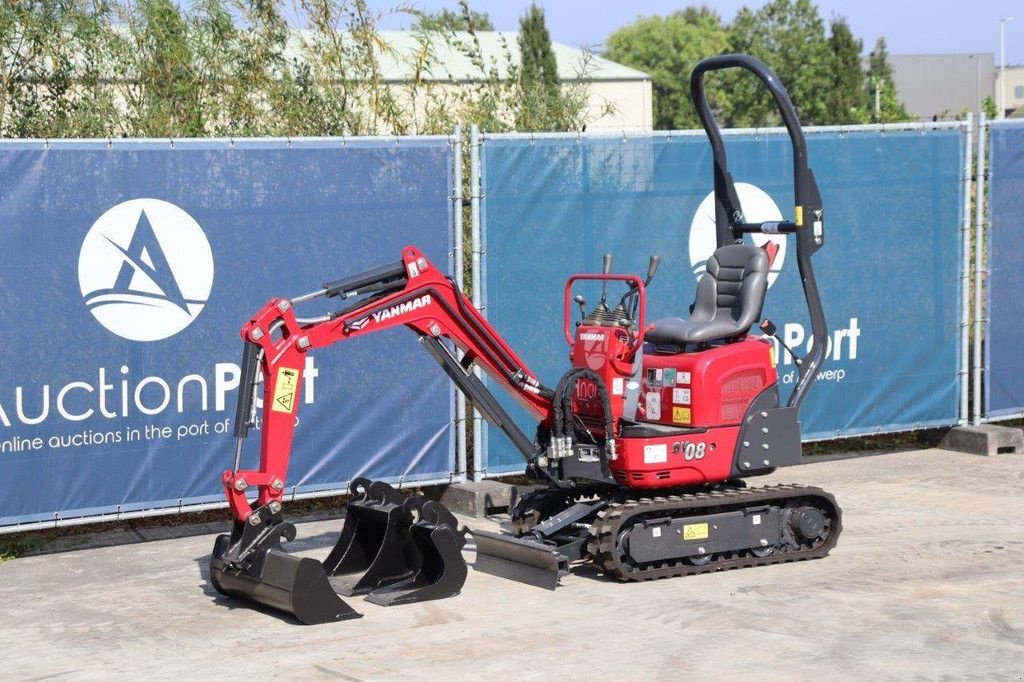 Minibagger a típus Yanmar SV08-1C, Neumaschine ekkor: Antwerpen (Kép 10)