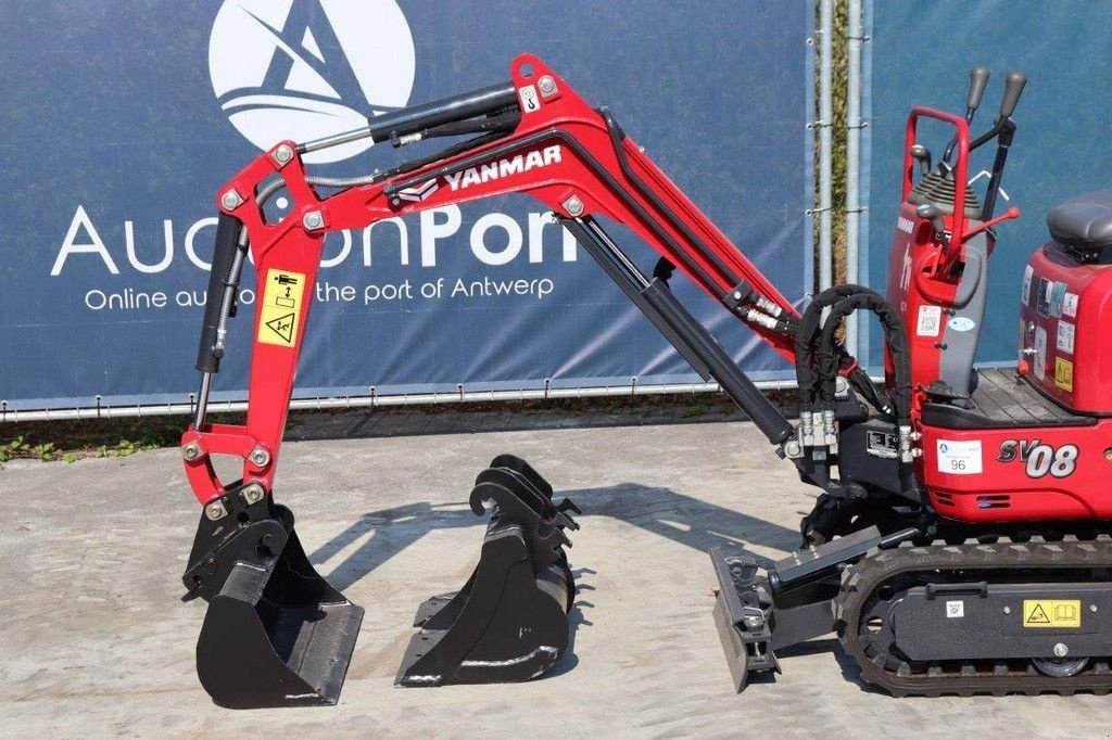 Minibagger del tipo Yanmar SV08-1C, Neumaschine en Antwerpen (Imagen 11)