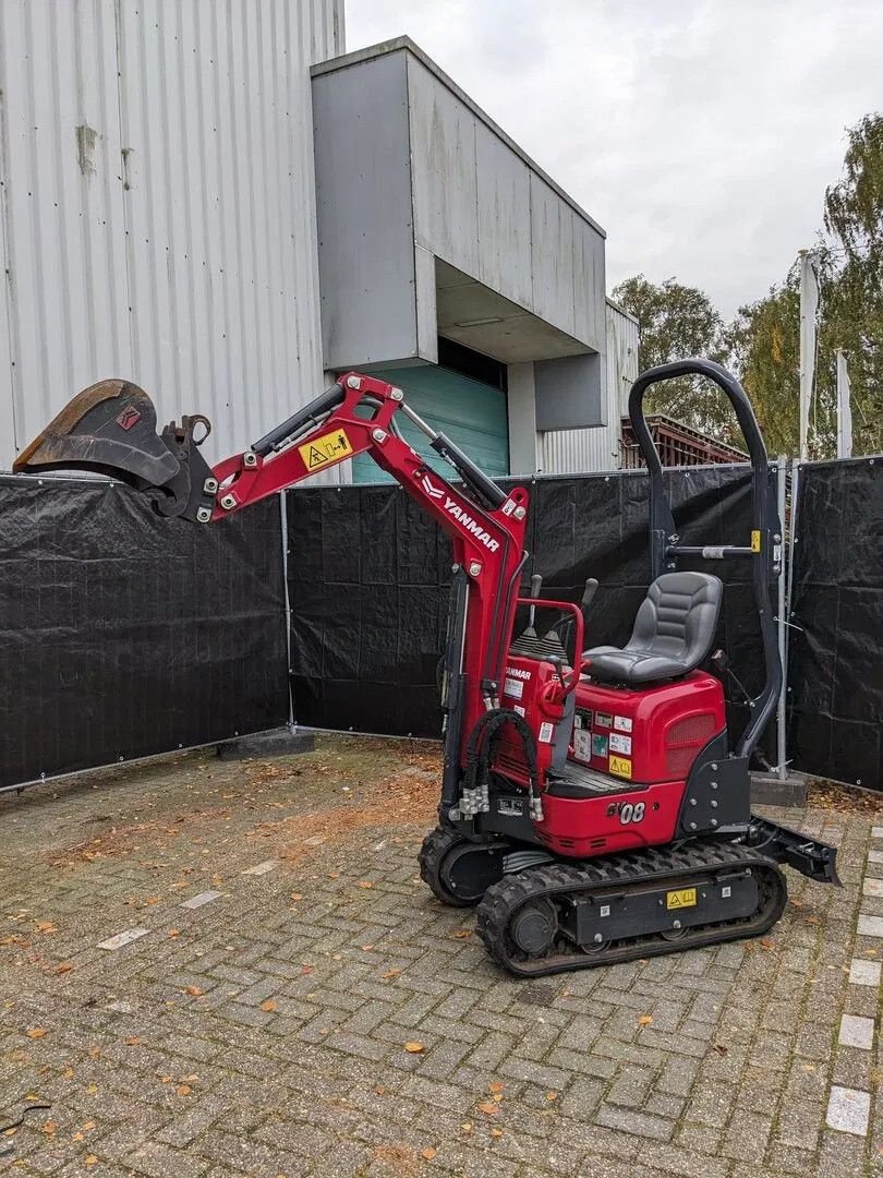 Minibagger van het type Yanmar SV08-1C, Gebrauchtmaschine in Groningen (Foto 4)