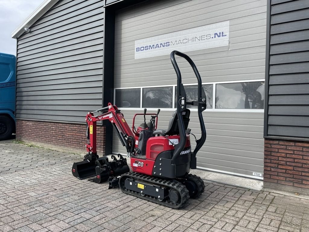 Minibagger del tipo Yanmar SV08 minigraver NIEUW ACTIE PRIJS, Neumaschine en Neer (Imagen 11)