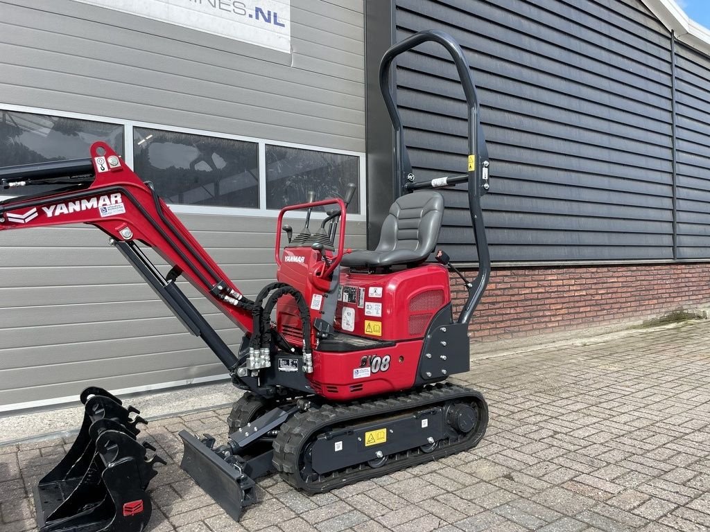 Minibagger del tipo Yanmar SV08 minigraver NIEUW ACTIE PRIJS, Neumaschine en Neer (Imagen 5)