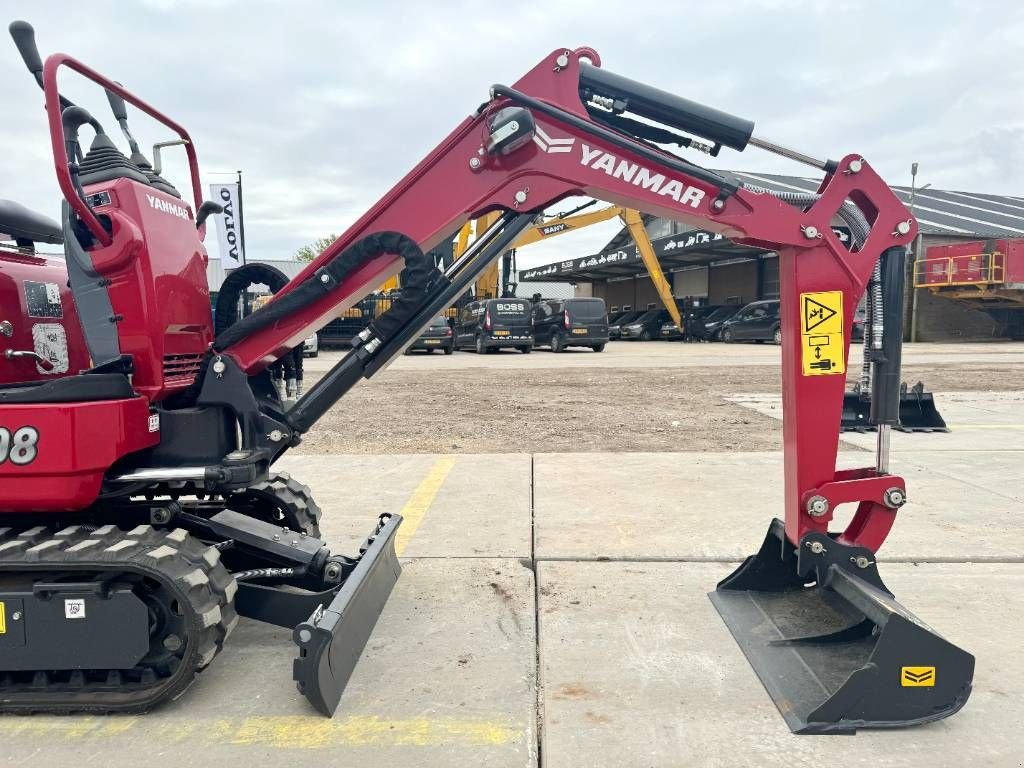 Minibagger tip Yanmar SV08 -(NEW) Including 3 Buckets / Hamer Lines, Gebrauchtmaschine in Veldhoven (Poză 11)