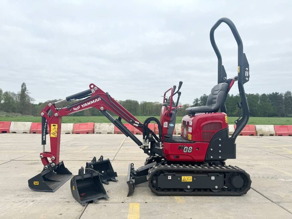 Minibagger tip Yanmar SV08 -(NEW) Including 3 Buckets / Hamer Lines, Gebrauchtmaschine in Veldhoven (Poză 1)