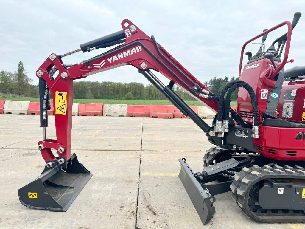 Minibagger van het type Yanmar SV08 -(NEW) Including 3 Buckets / Hamer Lines, Gebrauchtmaschine in Veldhoven (Foto 10)