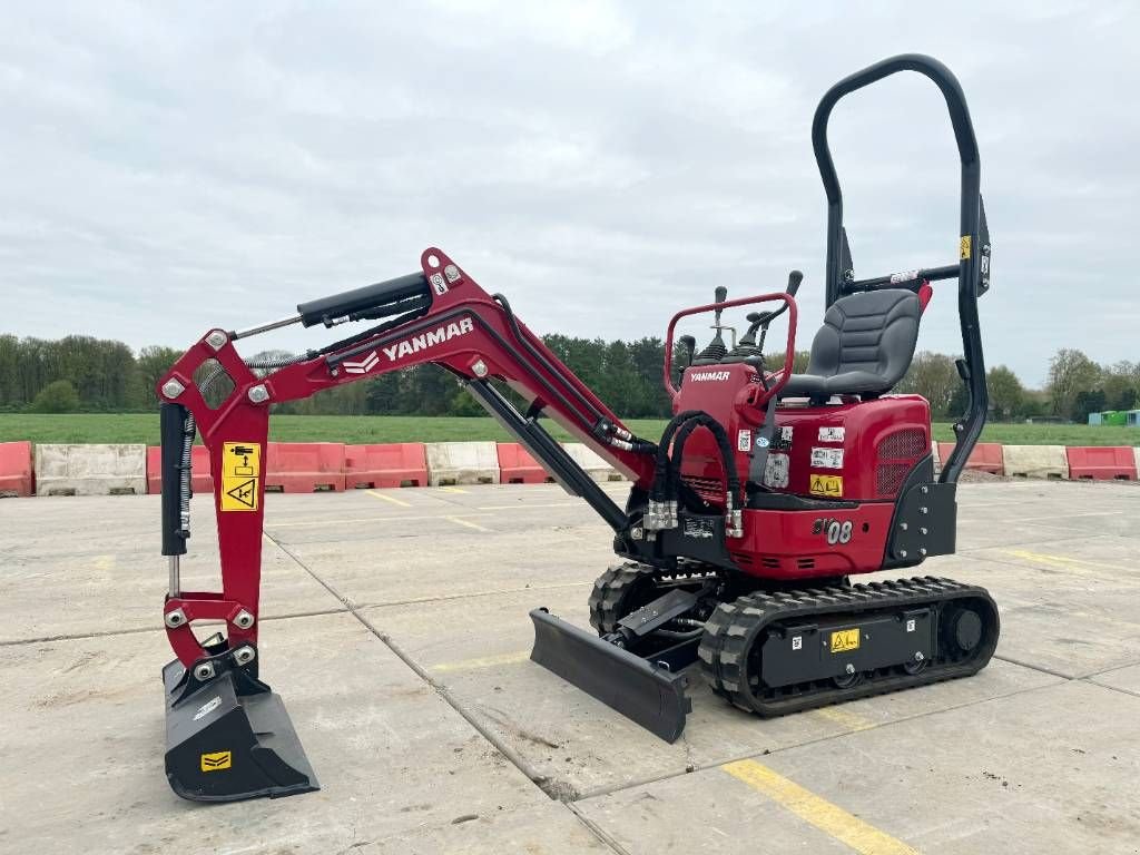 Minibagger za tip Yanmar SV08 -(NEW) Including 3 Buckets / Hamer Lines, Gebrauchtmaschine u Veldhoven (Slika 2)