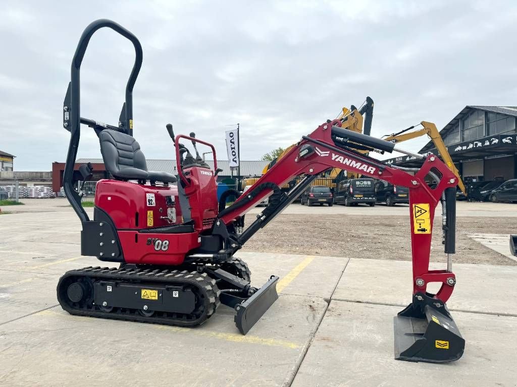 Minibagger typu Yanmar SV08 -(NEW) Including 3 Buckets / Hamer Lines, Gebrauchtmaschine v Veldhoven (Obrázek 7)