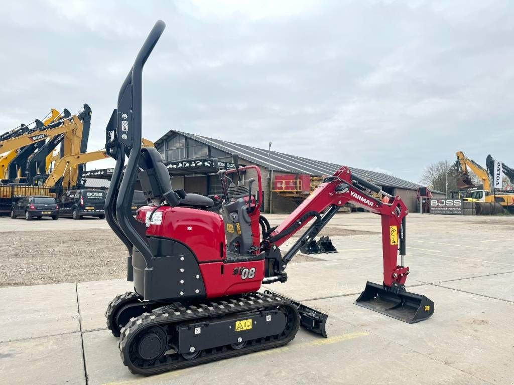 Minibagger a típus Yanmar SV08 -(NEW) Including 3 Buckets / Hamer Lines, Neumaschine ekkor: Veldhoven (Kép 5)