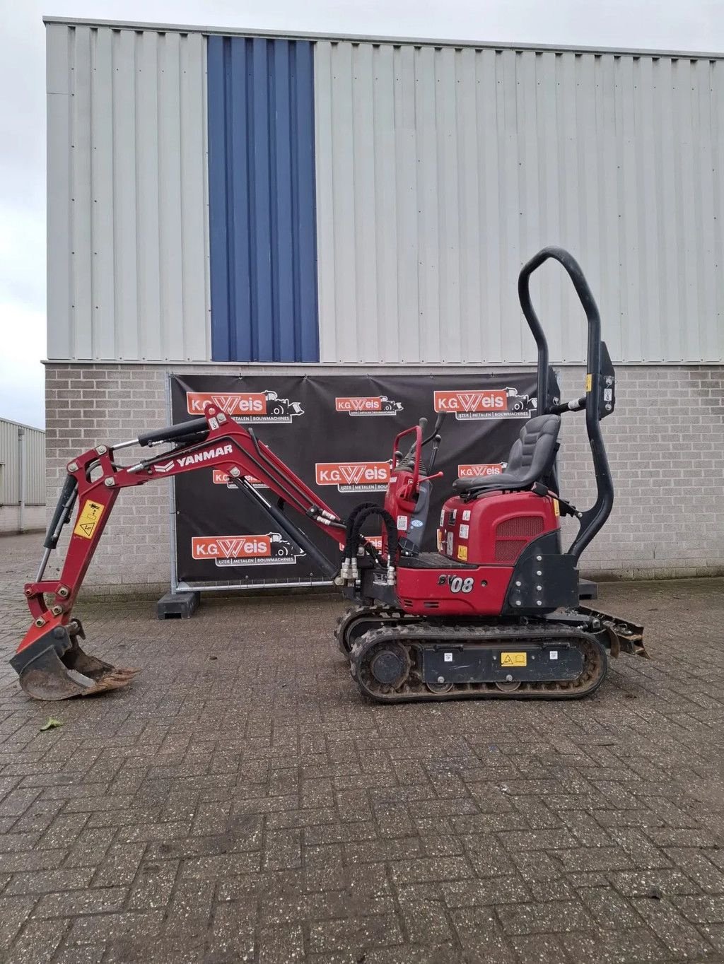 Minibagger a típus Yanmar SV08, Gebrauchtmaschine ekkor: Winterswijk (Kép 2)