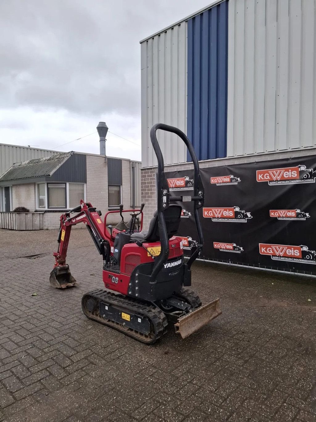 Minibagger a típus Yanmar SV08, Gebrauchtmaschine ekkor: Winterswijk (Kép 3)