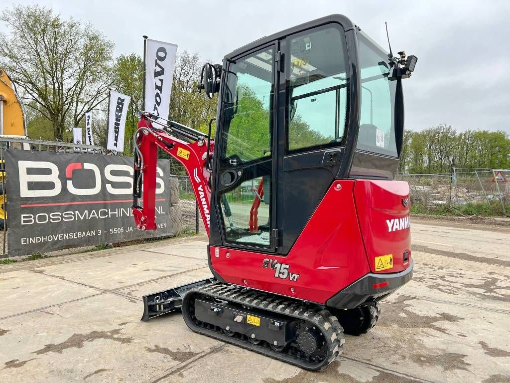 Minibagger van het type Yanmar SV15VT - (NEW) / Hammer Lines / CE, Gebrauchtmaschine in Veldhoven (Foto 3)